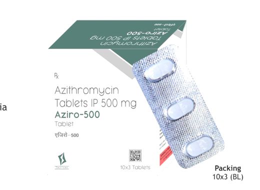 Aziro-500 tablet pack