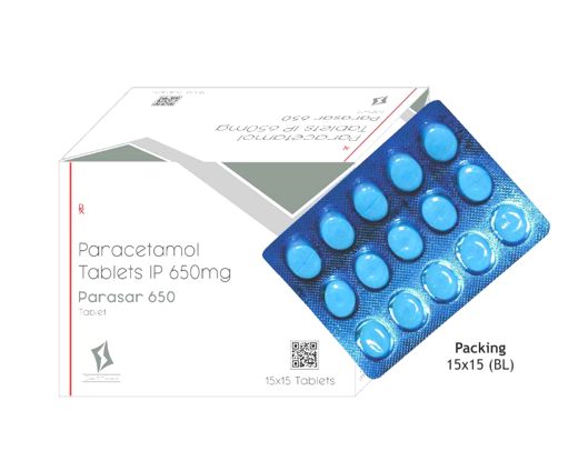 Parasar 650 tablet pack