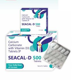 Seacal-D 500 tablet pack